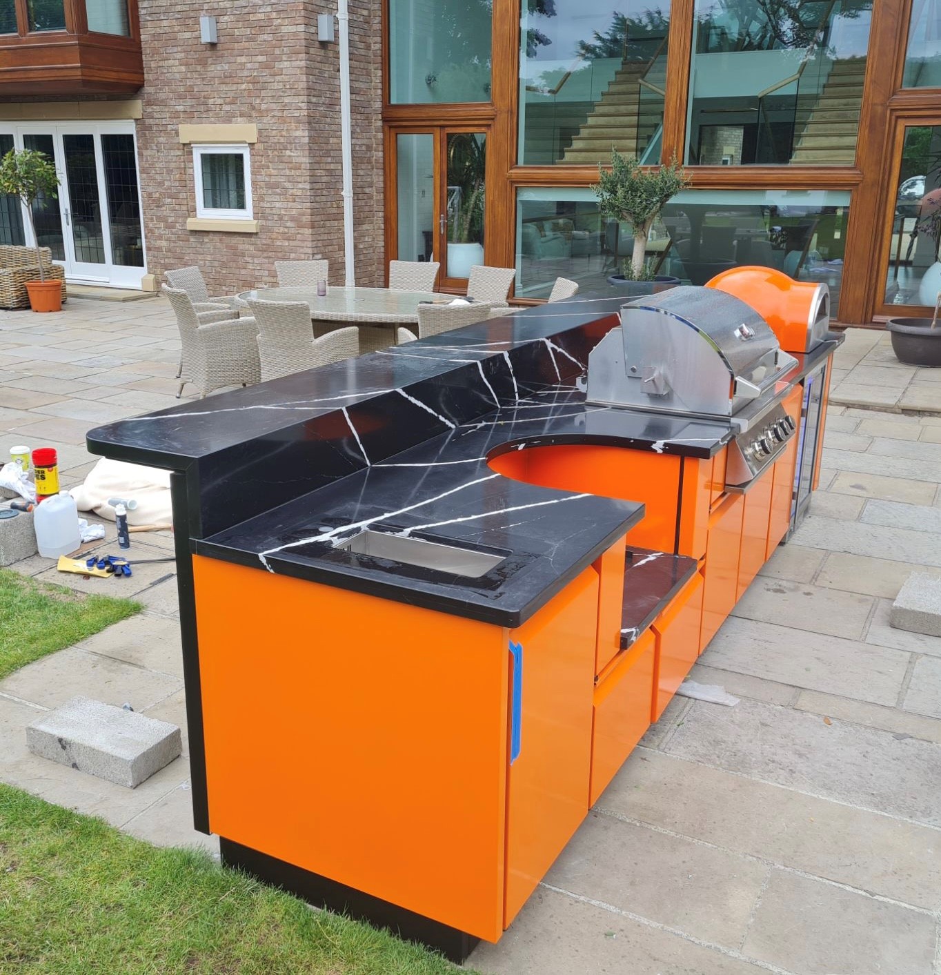 Nero Marquina Grill Station