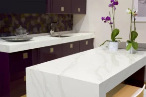 Modern Calacatta Gold Leather