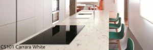CS101 Cararra White Fitted Kitchen